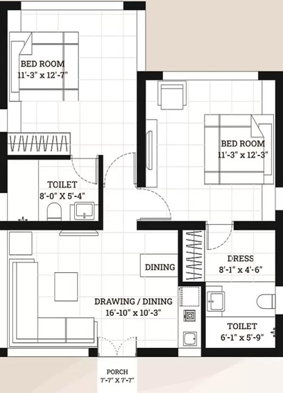 2 BHK House/Villa in Sangath Good Times in Dahegam, Gandhinagar - Image 552846