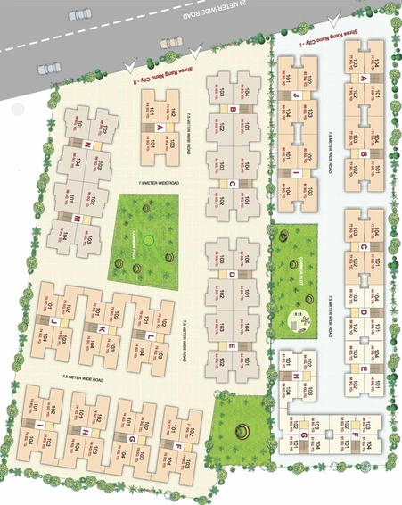 Master Plan of Shree Rang Nano City in Sargasan, Gandhinagar - Image 64117
