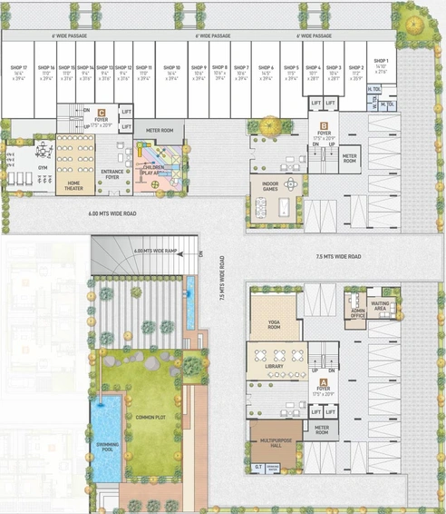 Master Plan of Shreeji Landmark in Sargasan, Gandhinagar - Image 63927