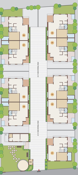 Master Plan of Love Kush Villa in Raysan, Gandhinagar - Image 64310