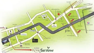 Location of Rajwada Royal Gardens - Image 58343