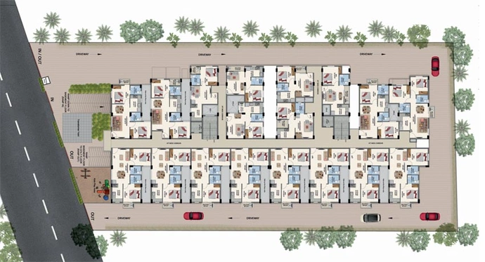 Master Plan of Town Elite City in Ganapathy, Coimbatore - Image 115069