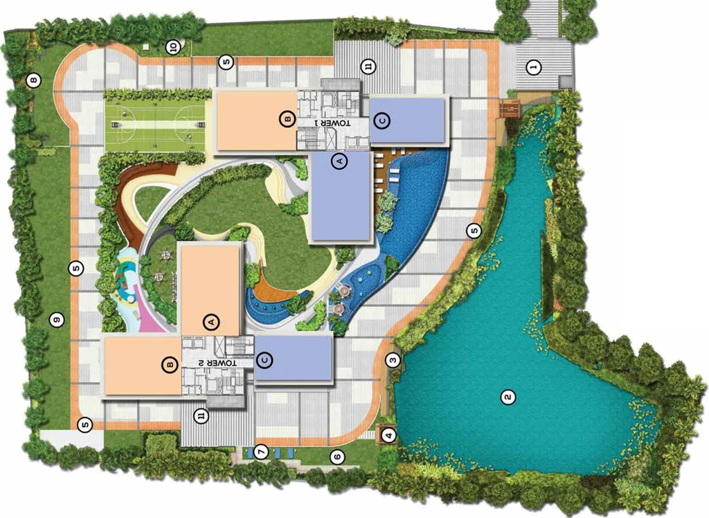 Master Plan of Vinayak Atlantis in New Town, Kolkata - Image 58366