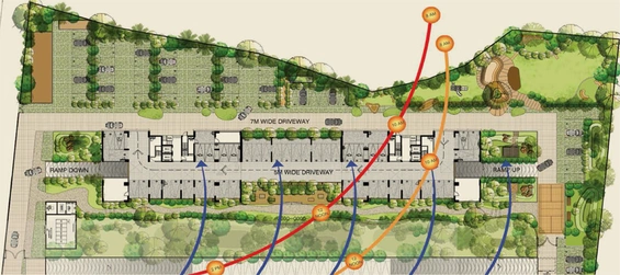 Master Plan of Ambuja Ecospace Residencia in New Town, Kolkata - Image 59105