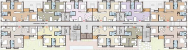 Floor Plan of Purti Aqua 2 in Rajarhat, Kolkata - Image 59142
