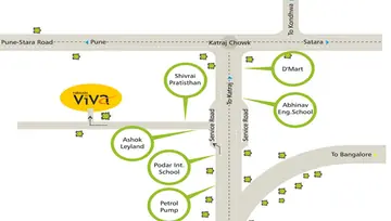 Location of Nirman Viva - Image 20119