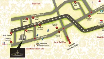Location of Rajwada Grand Avenue - Image 58894