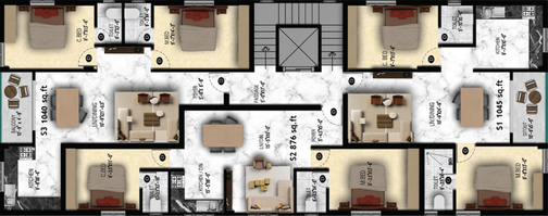 Floor Plan of Viva Vin in Pammal, Chennai - Image 58319