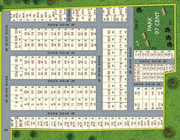 Master Plan of City Royal Enclave in Saravanampatti, Coimbatore - Image 63169