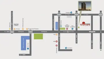 Location of Ramsnehi Unimark Tower - Image 59159