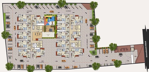 Master Plan of Town Mega City in Singanallur, Coimbatore - Image 58927