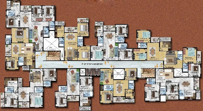 Floor Plan of Mayflower Sakthi Garden Phase 4 in Nanjundapuram, Coimbatore - Image 100252