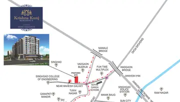 Location of Kedar Krishna Kunj - Image 20440