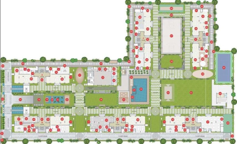 Master Plan of Atulyam The Imperial in Sargasan, Gandhinagar - Image 64069