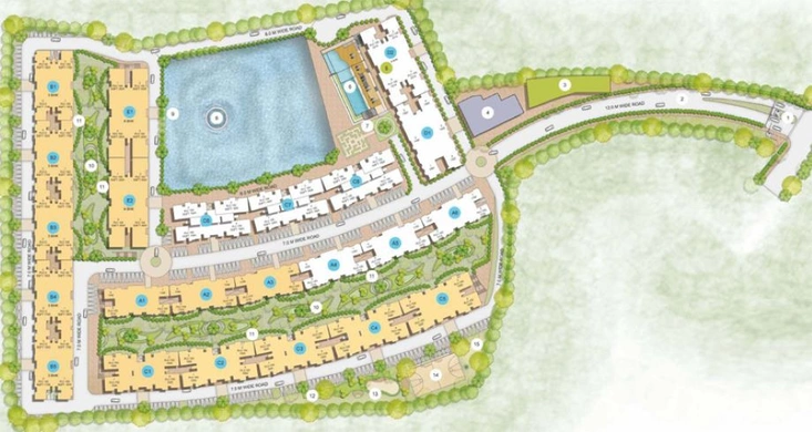 Master Plan of Emami City in Dum Dum, Kolkata - Image 58972
