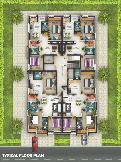 Master Plan of Lotus Vasuda Luxury in Selvapuram, Coimbatore - Image 58882