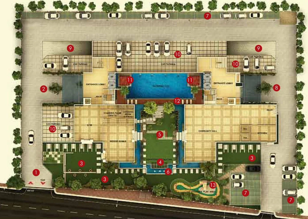 Master Plan of PS Cloud 9 in Alipore, Kolkata - Image 59187