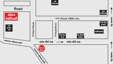 Location of RR Rehmat Residency - Image 63337