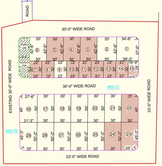 Master Plan of KK Aaradhana Village in Thondamuthur, Coimbatore - Image 167918
