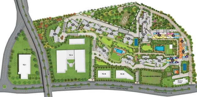Master Plan of L&T Veridian in Powai, Mumbai - Image 91215