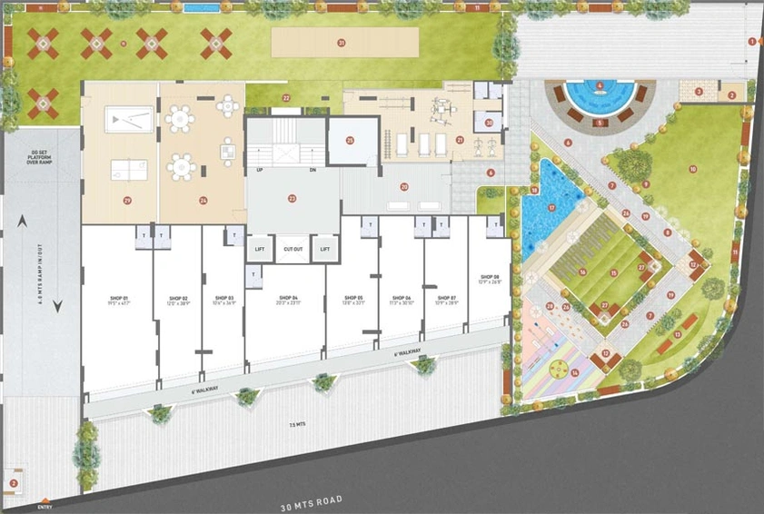 Master Plan of Shreeji Siesta in Kudasan, Gandhinagar - Image 63594