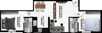2 BHK Flat in Viva Vally in Pammal, Chennai - Image 521983