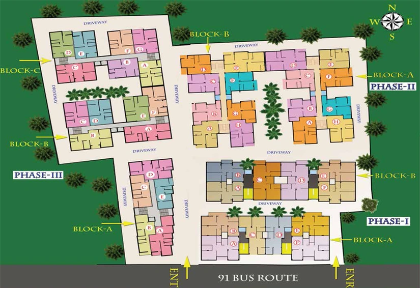 Master Plan of GM Meena Paradise in Kaikhali, Kolkata - Image 59214