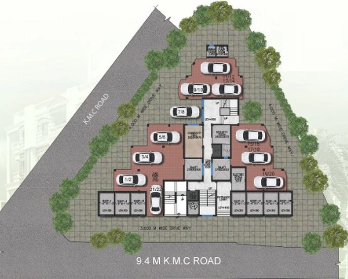 Master Plan of Kalim Palace in Joka, Kolkata - Image 59256