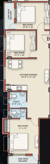3 BHK Flat in Kappa Signatures in Rajarhat, Kolkata - Image 524449