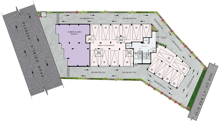 Master Plan of Perfect Pashupati Residency in Rajarhat, Kolkata - Image 59059