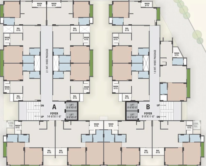 Floor Plan of Navratna Swaraj 9Plus in Pethapur, Gandhinagar - Image 65211