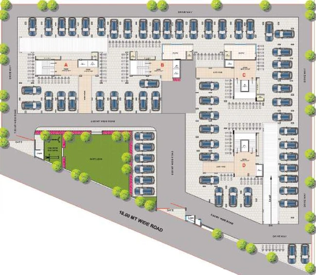Master Plan of Jeet Royal in Palaj, Gandhinagar - Image 65353