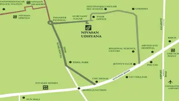 Location of Nivasan Udhyana - Image 168042