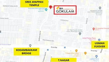 Location of DRA Gokulam - Image 58806