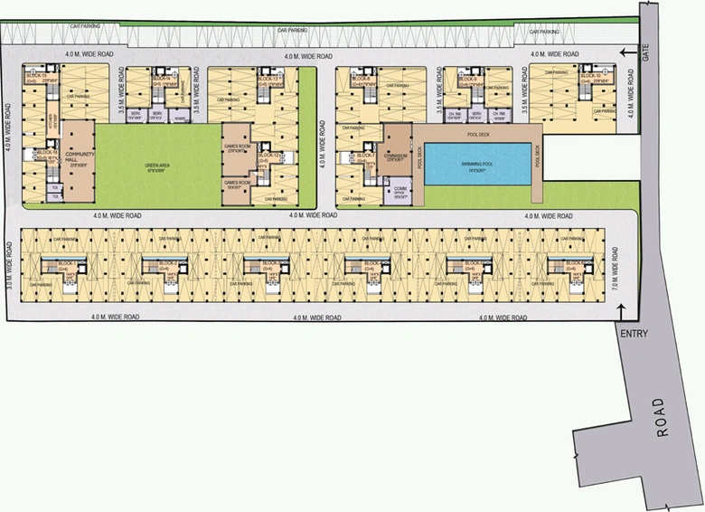 Master Plan of Rohra Address in New Town, Kolkata - Image 59391