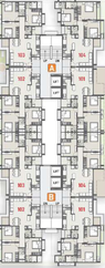 Floor Plan of Ashwamegh Elite in Sargasan, Gandhinagar - Image 64225