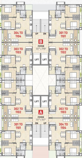 Floor Plan of Akshar Sahajanand Shine in Vavol, Gandhinagar - Image 63774
