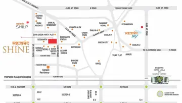 Location of Akshar Sahajanand Shine - Image 63773
