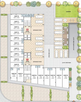 Master Plan of Akshar Sahajanand Shine in Vavol, Gandhinagar - Image 63775