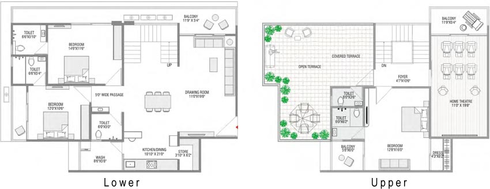 4 BHK Penthouse in Keshav Balmukund Reflect in Randesan, Gandhinagar - Image 551866