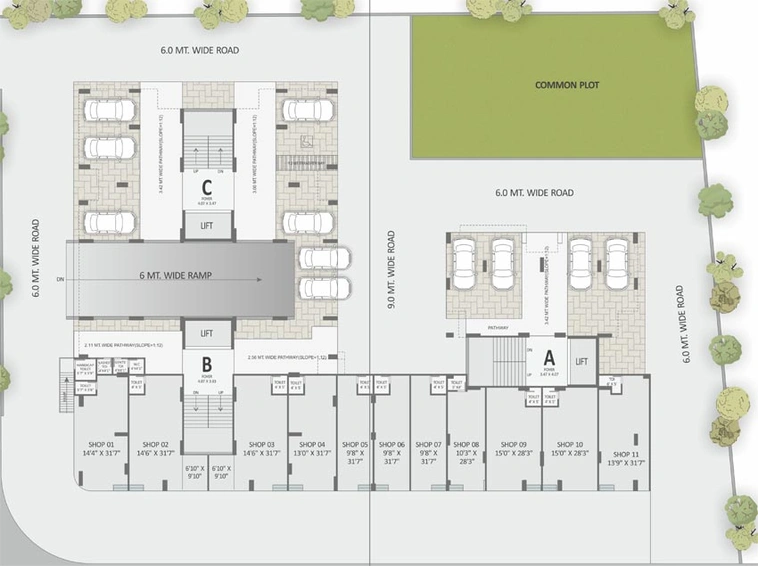 Master Plan of Darshan Shashwat Heights in Kalol, Gandhinagar - Image 63346