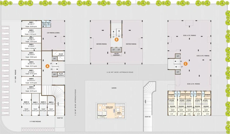 Master Plan of Darsh Raj Panchamrut in Sector 26, Gandhinagar - Image 65484