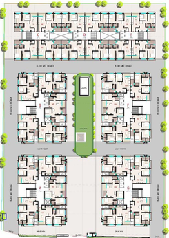 Master Plan of Shree Ambica Residency in Vavol, Gandhinagar - Image 63718