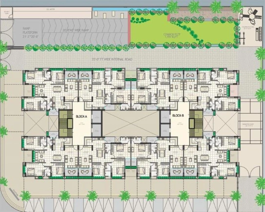 Master Plan of Shree Siddharth Skyline in Vavol, Gandhinagar - Image 63819