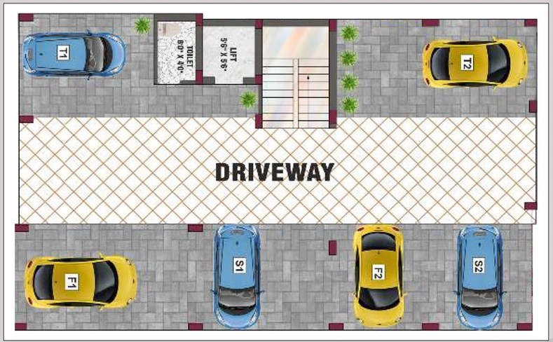 Master Plan of Bharathi Lucas Apartment in Pammal, Chennai - Image 59475