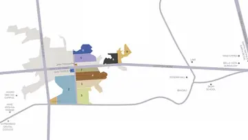 Location of Shrinivas Luxuria 2 - Image 63320
