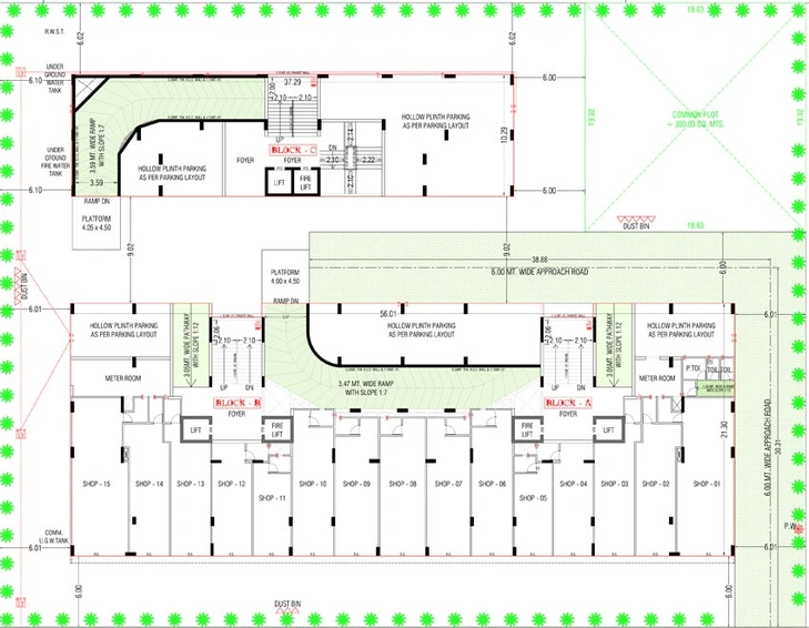 Master Plan of Shree Keshvam Clifton in Vaishnodevi Circle, Ahmedabad - Image 123422