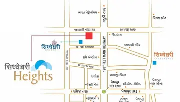 Location of Deep Siddheshwari Heights - Image 64562