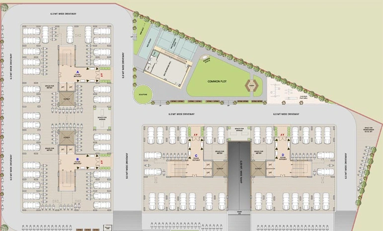Master Plan of Swara Crystal in Kudasan, Gandhinagar - Image 63566