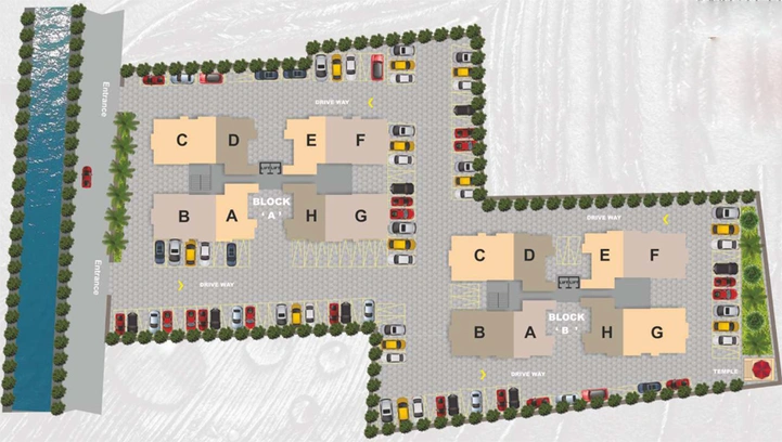 Master Plan of GPS Meena Pride in New Town, Kolkata - Image 59532